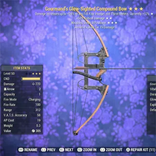 Gourmand V50 SB Compound Bow 