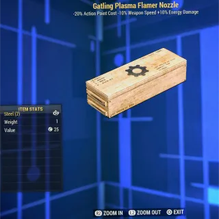 Gatling Plasma Flamer Nozzle 