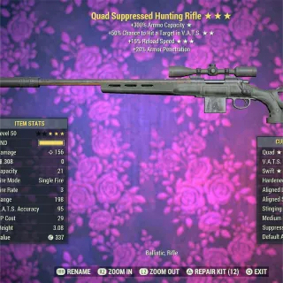 Quad VHC FR Hunting Rifle 