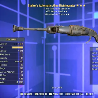 Stalker 2535 Alien Disintegrator 
