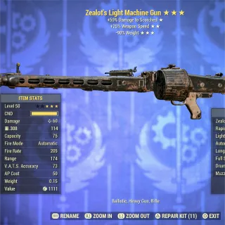 2590 Light Machine Gun LMG 