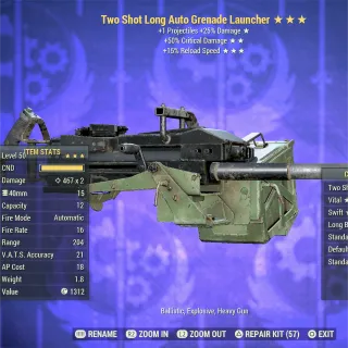 TS V50 FR Auto Grenade Launcher AGL 