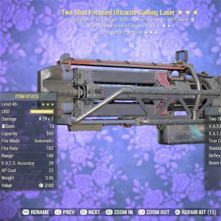 TS VHC 35 Ultracite Gatling Laser 