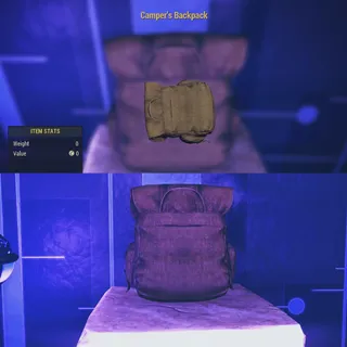 Camper Backpack Visible Misc Item 