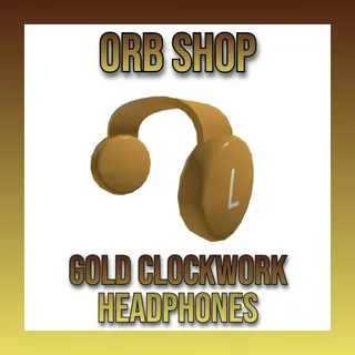 Gold Clockwork Headphones (GCWHP)