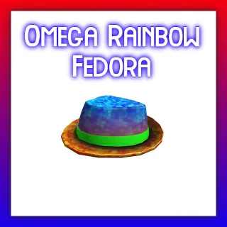 Omega Rainbow Fedora