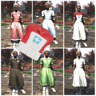 Apparel | 6 Asylum Nurse Uniforms - Game Items - Gameflip