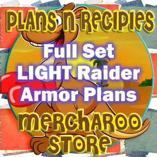 Full Set Light Raider Armor Plans