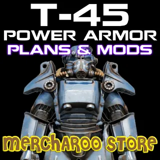 T45 Power Armor Plans + Mods