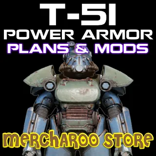 T51 Power Armor Plans + Mods