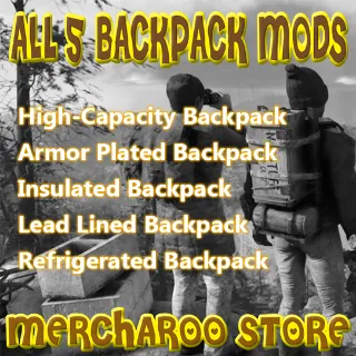 All 5 Backpack Plans + Skin 