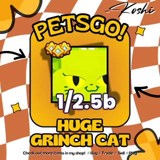 PETS GO - HUGE GRINCH CAT