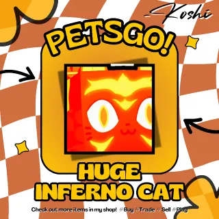 PETS GO - HUGE INFERNO CAT (LOW SERIAL NUMBER 123)