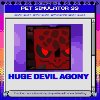 PS99 - HUGE DEVIL AGONY - PET SIMULATOR 99