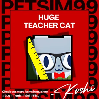 HUGE TEACHER CAT