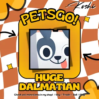 PETS GO - x5 HUGE DALMATIAN