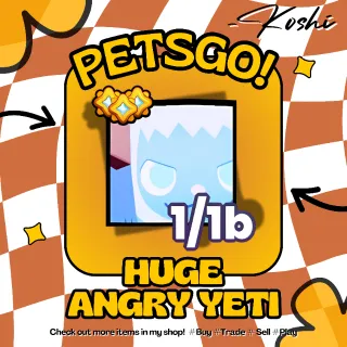 PETS GO - HUGE ANGRY YETI