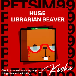 HUGE LIBRARIAN BEAVER