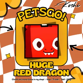 PETS GO - HUGE RED DRAGON