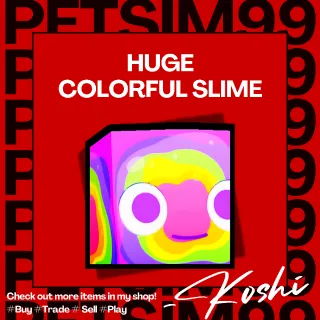 HUGE COLORFUL SLIME