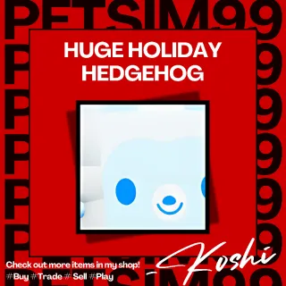 HUGE HOLIDAY HEDGEHOG