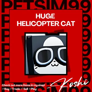 HUGE HELICOPTER CAT