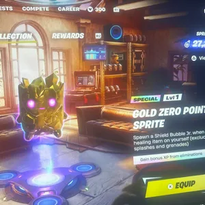 Golden Zero Point Sprite