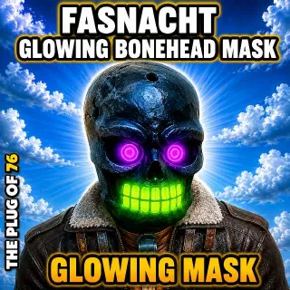 Fasnacht Glowing Bonehead Mask