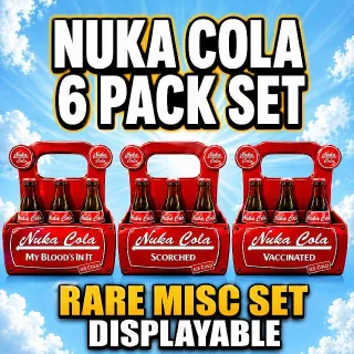 Nuka Cola 6 Pack Set - Rare Misc Item