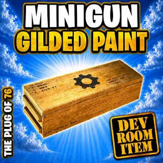 Minigun Gilded Paint - Dev Room Mod Box