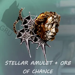 Stellar amulet + Orb of chance x60