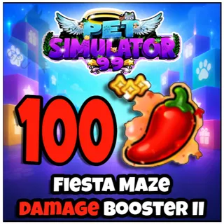 Fiesta Maze Damage Booster II x100 - Pet Simulator 99
