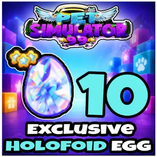 Exclusive Holofoid Egg x10 - Pet Simulator 99