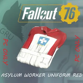 Asylum worker uniform red