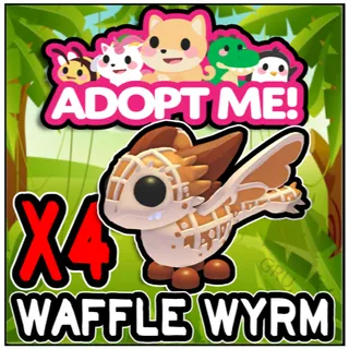 Waffle Wyrm X4 - Adopt Me!