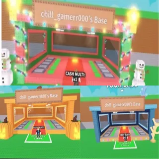 account 0 rebirth with aquatic hallowen and christmas base