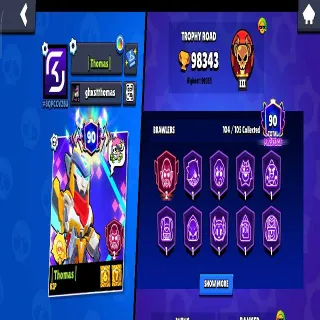 Brawl Stars Acc 98k