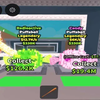 Radioactive And Candy Puffaball