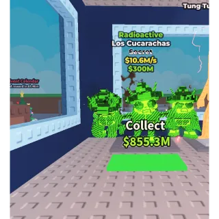 Los cucarachas radioactive