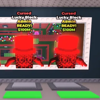 2 admin lucky block cursed