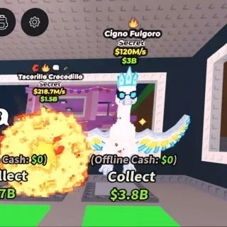 Tacorillo Crocodillo 218m/s Cigno Fulgoro 120m/s