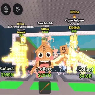 Divine Lagrande Combinasion And Cigno Fulgoro And Esok Normal