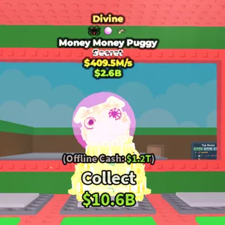 molney money puggy divine 409m/s