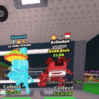 Eviledon 409m/s La Jolly Grande 435m/s