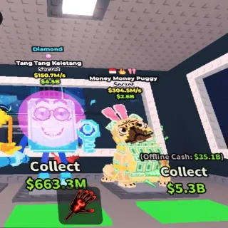 Tang Tang Keletang 150m/s. Money Money Puggy 304m/s