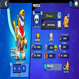 91k Trophies 2020 Brawl Stars Account