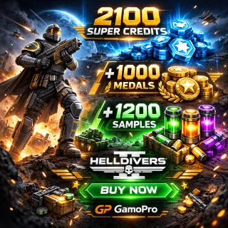 HELLDIVERS 2 ⭐ 5000 super credits +1000 medals + 1200 Samples