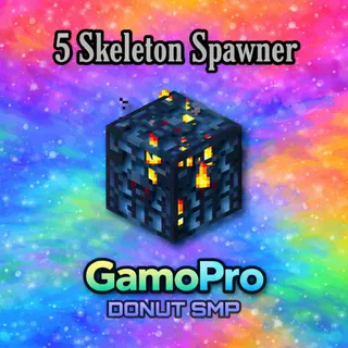 5 skeleton spawner CHEAP DONUTSMP