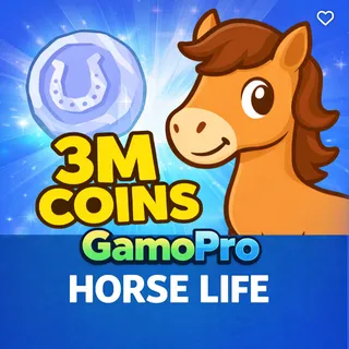 3M Coins Horse Life - Tax Covered