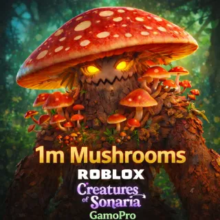 1M Mushrooms - 1m Mushroom